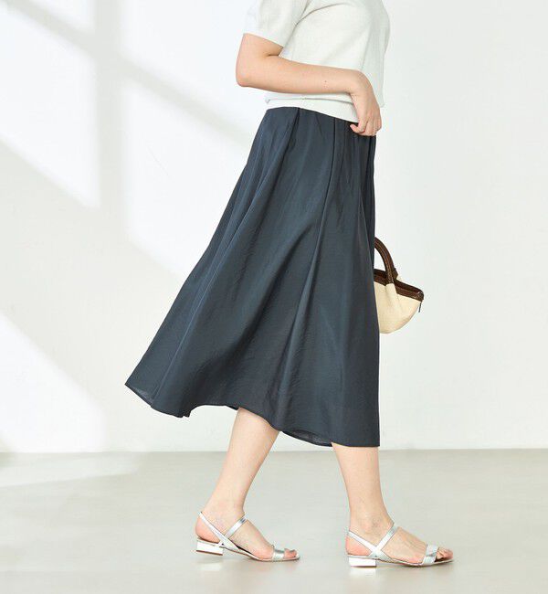 NOLLEY'S sophi「《セットアップ対応》ウォッシャブルシアーローンインゴムギャザースカート」|スカート|