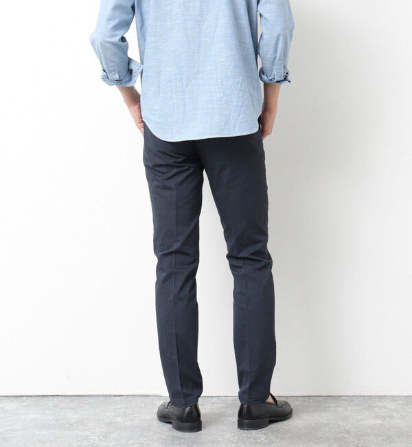 NOLLEY'S goodman「《ビジカジ対応》綿麻COOLMAX スリムフィットパンツ 25SS」|チノ|