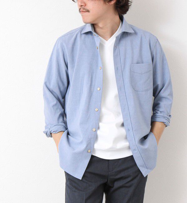 NOLLEY'S goodman「EVALET《防しわ/ストレッチ》カッタウェイシャツ 25SS」|シャツ・ブラウス|