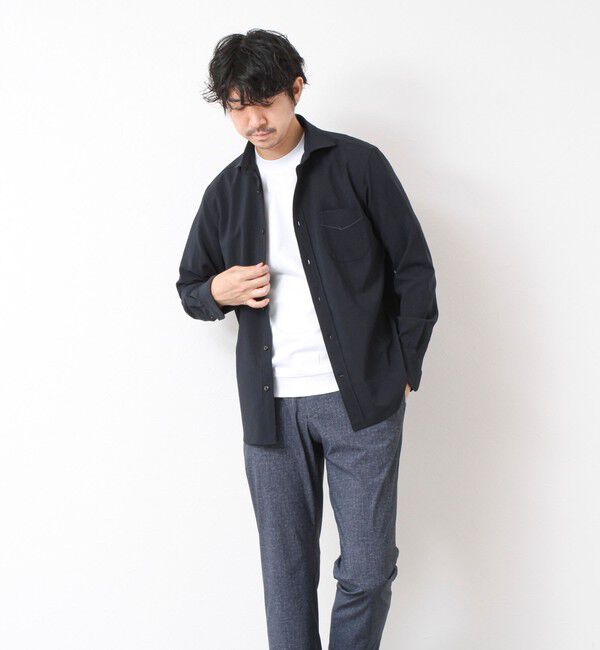 NOLLEY'S goodman「EVALET《防しわ/ストレッチ》カッタウェイシャツ 25SS」|シャツ・ブラウス|