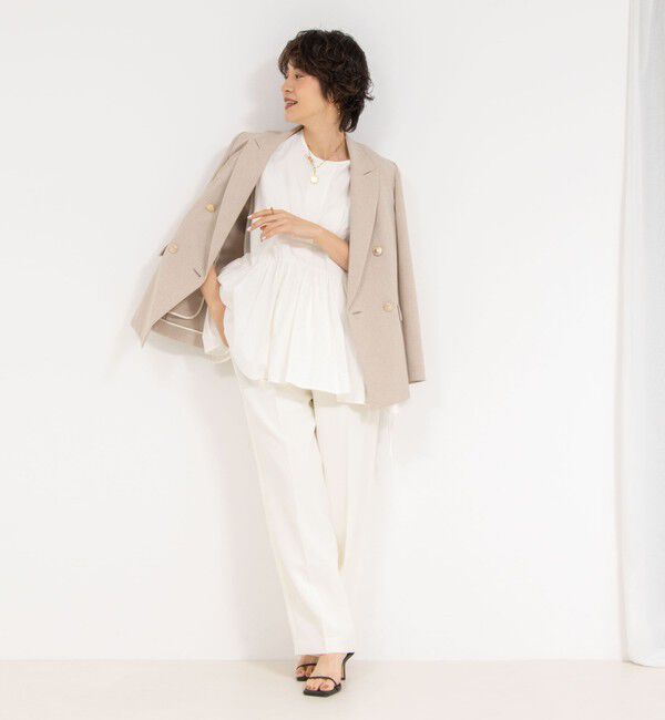 NOLLEY'S sophi「【PROTAGONISTA/プロタゴニスタ】Sleeveless Flare Tops」|シャツ・ブラウス|