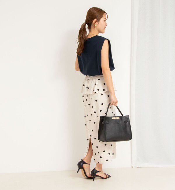 NOLLEY'S「高機能 LA＋スムースタックノースリーブカットソー」|Tシャツ・カットソー|