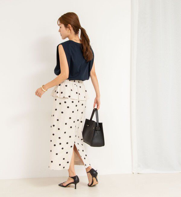 NOLLEY'S「高機能 LA＋スムースタックノースリーブカットソー」|Tシャツ・カットソー|