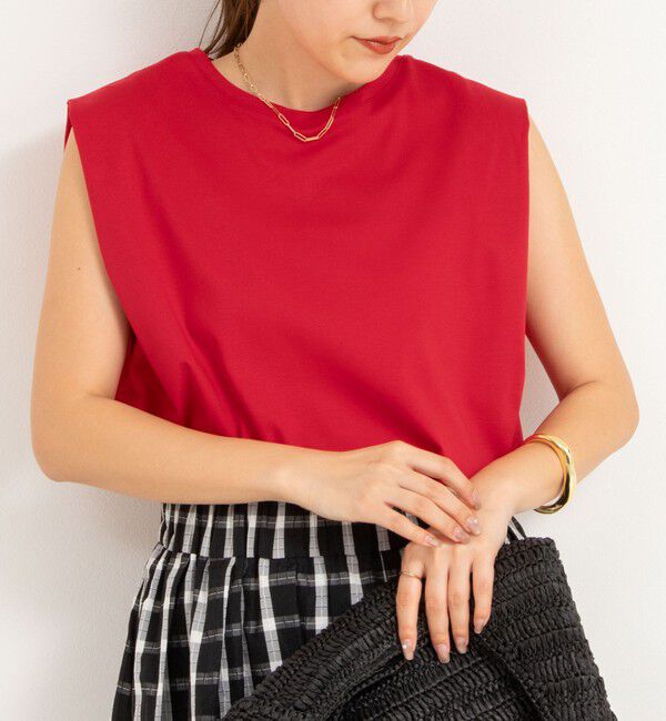 NOLLEY'S「高機能 LA＋スムースタックノースリーブカットソー」|Tシャツ・カットソー|