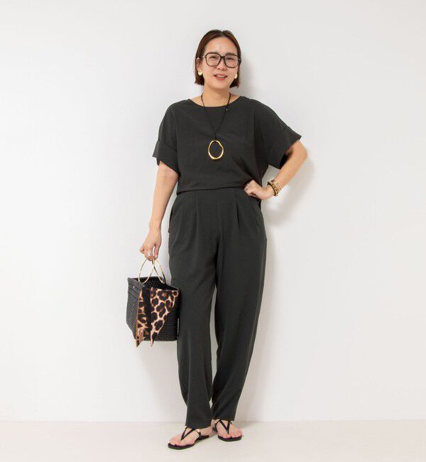 NOLLEY'S「【松葉☆別注アイテム】《セットアップ対応》エアリージョーゼットイージーバレルパンツ」|その他|