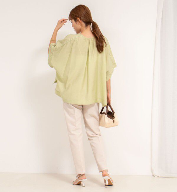 NOLLEY'S「ビッグシルエットスキッパーブラウス」|シャツ・ブラウス|