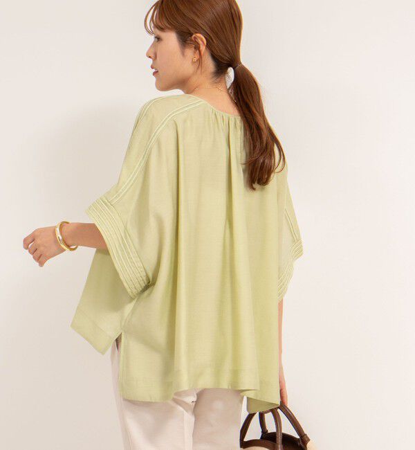 NOLLEY'S「ビッグシルエットスキッパーブラウス」|シャツ・ブラウス|