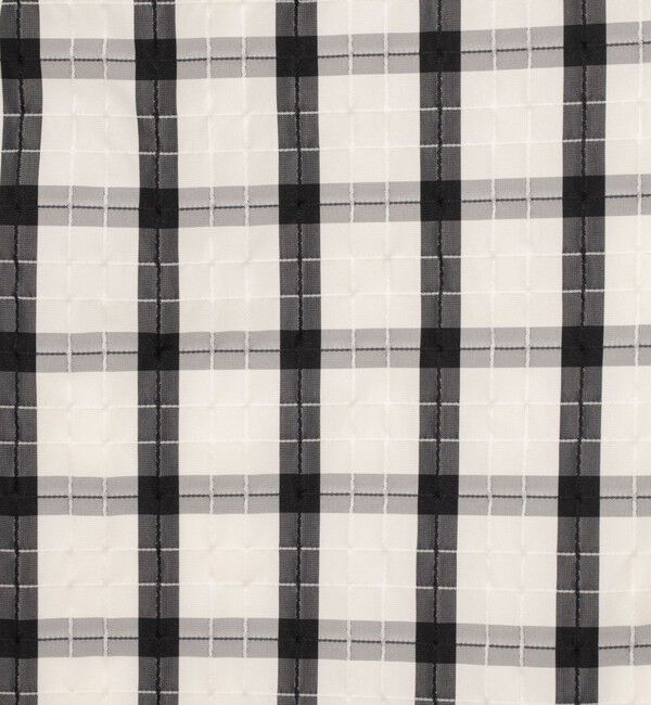 NOLLEY'S「ウォッシャブルチェックタフタロングスカート」|フレア|