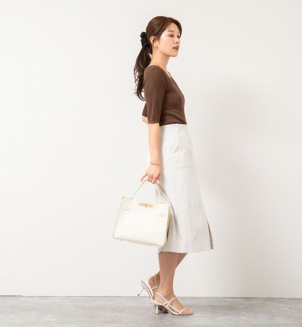 NOLLEY'S「《手洗い可能》ベーシック半袖ニット」|ニット・セーター|