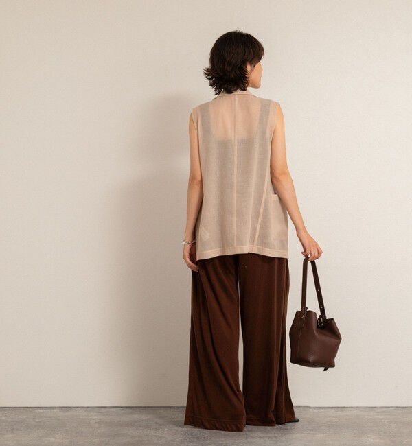 NOLLEY'S「【MAQWEL/マクウェル】ソフトタッチスラブスリットパンツ」|その他|