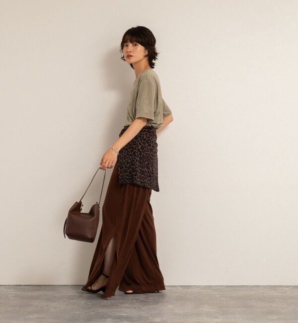 NOLLEY'S「【MAQWEL/マクウェル】ソフトタッチスラブスリットパンツ」|その他|