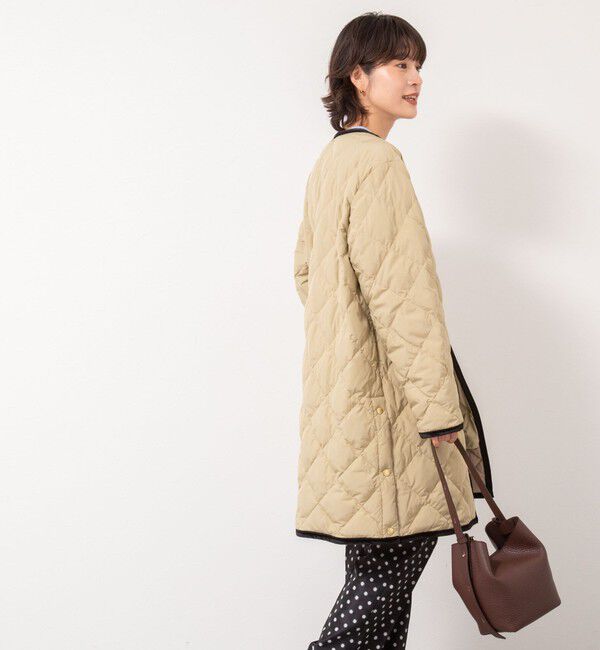 NOLLEY'S「【TAION&times;LIMONTA】別注ベロアパイピングロングダウン」|ダウン|