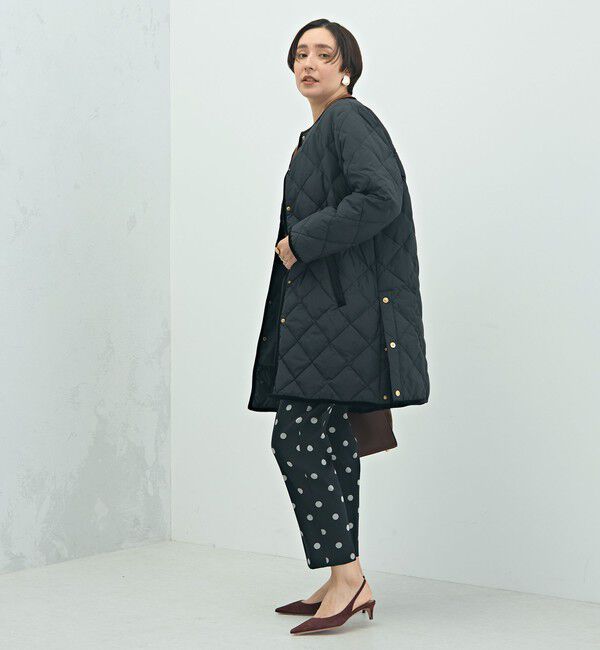 NOLLEY'S「【TAION&times;LIMONTA】別注ベロアパイピングロングダウン」|ダウン|