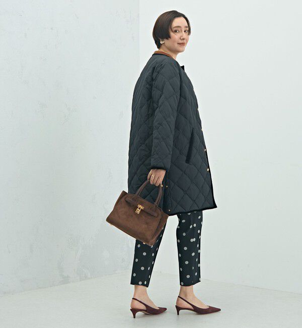 NOLLEY'S「【TAION&times;LIMONTA】別注ベロアパイピングロングダウン」|ダウン|