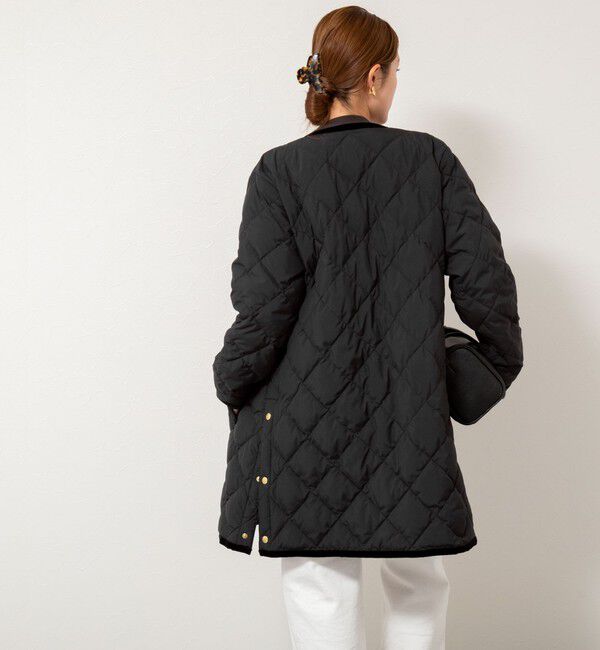 NOLLEY'S「【TAION&times;LIMONTA】別注ベロアパイピングロングダウン」|ダウン|