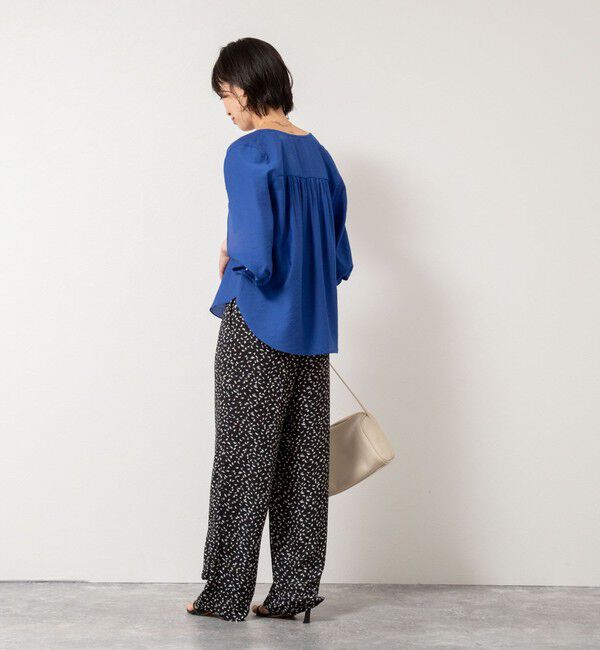 NOLLEY'S「スリットスリーブラッフルブラウス」|シャツ・ブラウス|