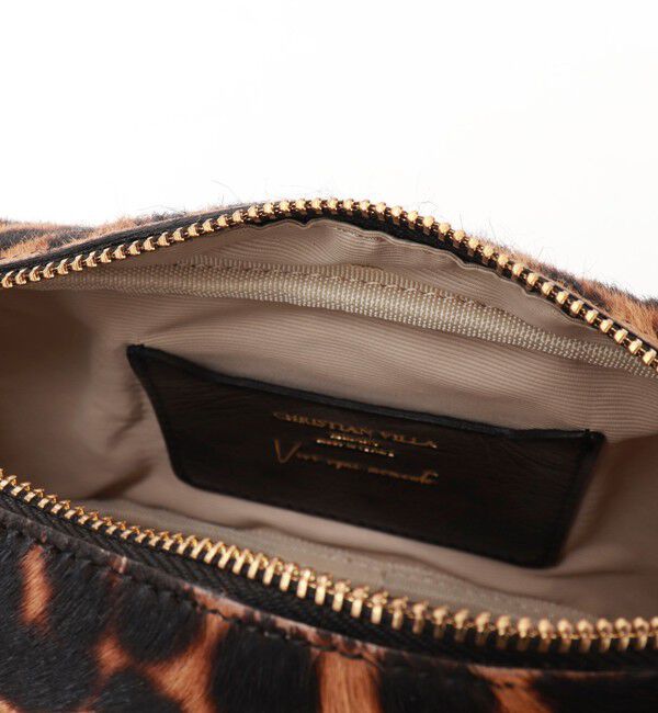 NOLLEY'S sophi「【CHRISTIAN VILLA/クリスチャンヴィラ】  レオパードハラコボストンバッグ」|ボストンバッグ|