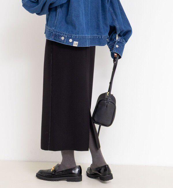 NOLLEY'S「【一部WEB限定カラー＆サイズ】ウォッシャブルＷジャージタイトスカート」|タイト|
