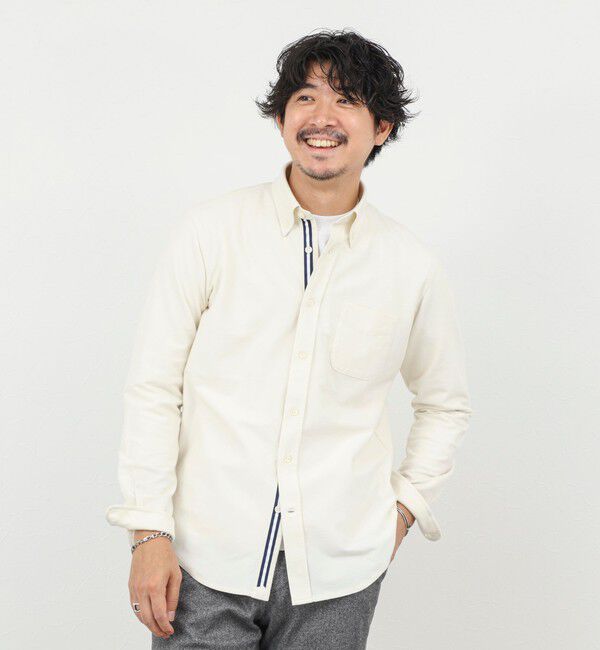 NOLLEY'S goodman「起毛ジャージ テープBD 25AW」|シャツ・ブラウス|