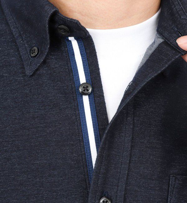 NOLLEY'S goodman「起毛ジャージ テープBD 25AW」|シャツ・ブラウス|