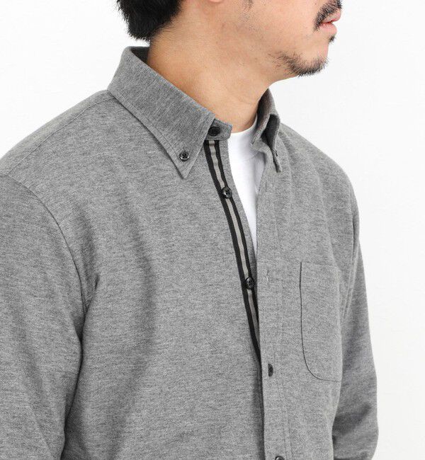 NOLLEY'S goodman「起毛ジャージ テープBD 25AW」|シャツ・ブラウス|