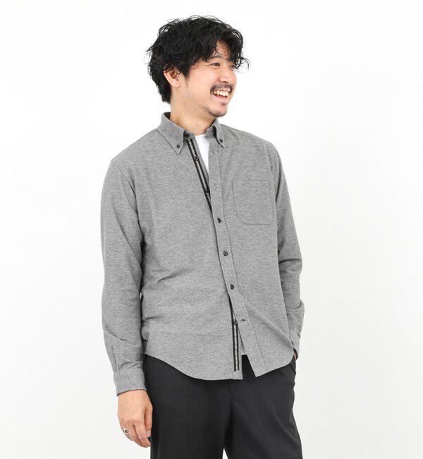 NOLLEY'S goodman「起毛ジャージ テープBD 25AW」|シャツ・ブラウス|