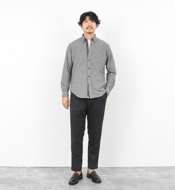 NOLLEY'S goodman「起毛ジャージ テープBD 25AW」|シャツ・ブラウス|