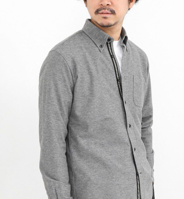 NOLLEY'S goodman「起毛ジャージ テープBD 25AW」|シャツ・ブラウス|