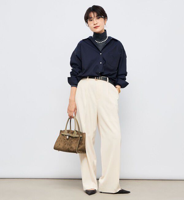 NOLLEY'S sophi「ウォッシャブル強撚ツイルワイドパンツ」|その他|