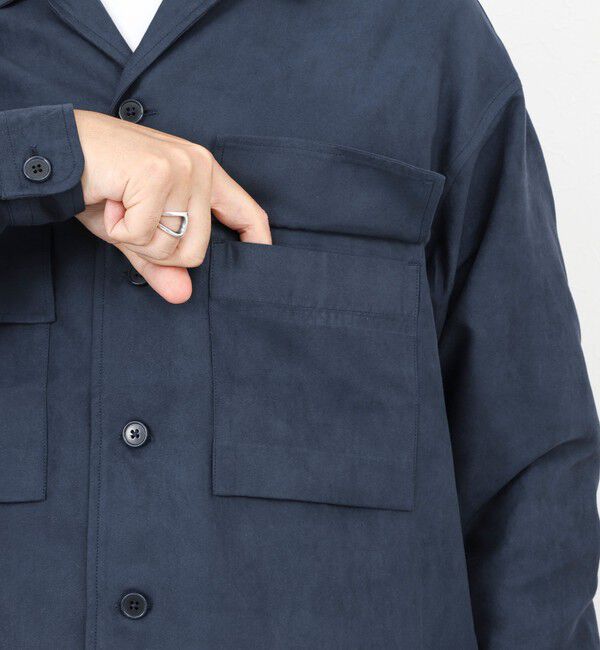 NOLLEY'S goodman「ポリスエード シャツブルゾン 25AW」|ブルゾン・スタジャン|