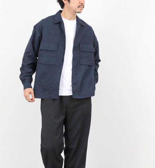 NOLLEY'S goodman「ポリスエード シャツブルゾン 25AW」|ブルゾン・スタジャン|