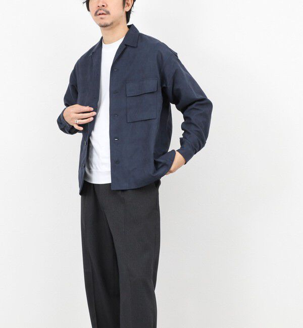 NOLLEY'S goodman「ポリスエード シャツブルゾン 25AW」|ブルゾン・スタジャン|