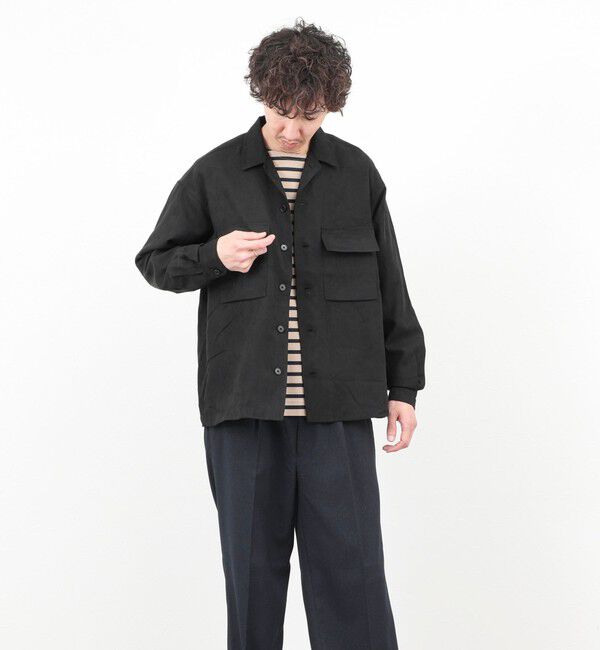 NOLLEY'S goodman「ポリスエード シャツブルゾン 25AW」|ブルゾン・スタジャン|