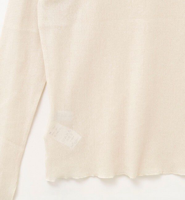 NOLLEY'S sophi「ウォッシャブルラメチュールロンＴ」|Tシャツ・カットソー|