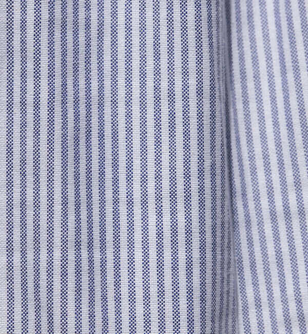 GLOSTER「【GLOSTER/グロスター】オーバーサイズ オックスボタンダウン ストライプシャツ 半袖」|シャツ・ブラウス|