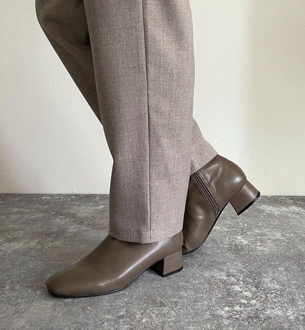 fredy emue「ウールライクスラブクロステーパードパンツ」|チノ|