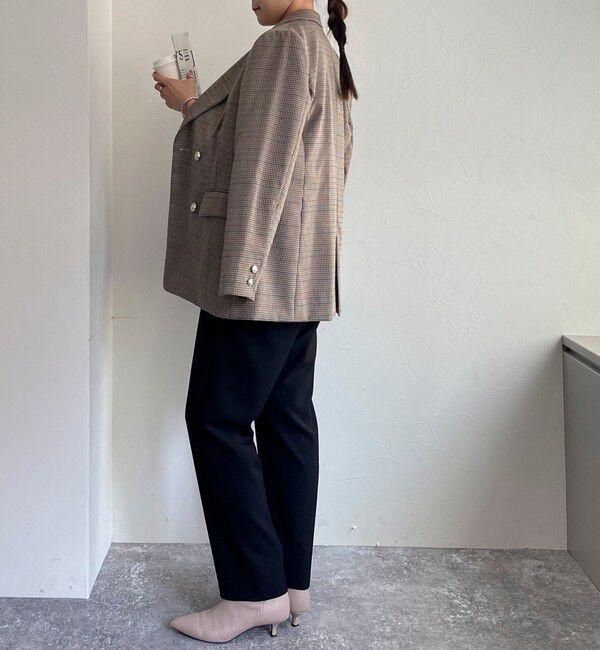 fredy emue「ウールライクスラブクロステーパードパンツ」|チノ|