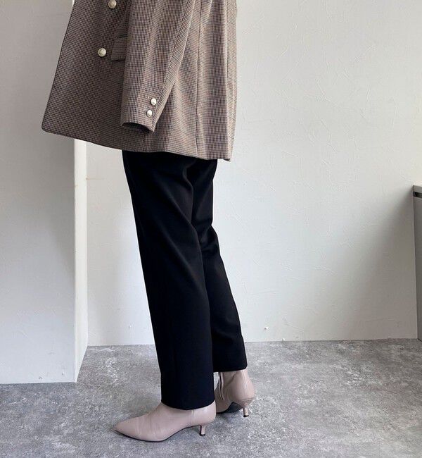 fredy emue「ウールライクスラブクロステーパードパンツ」|チノ|