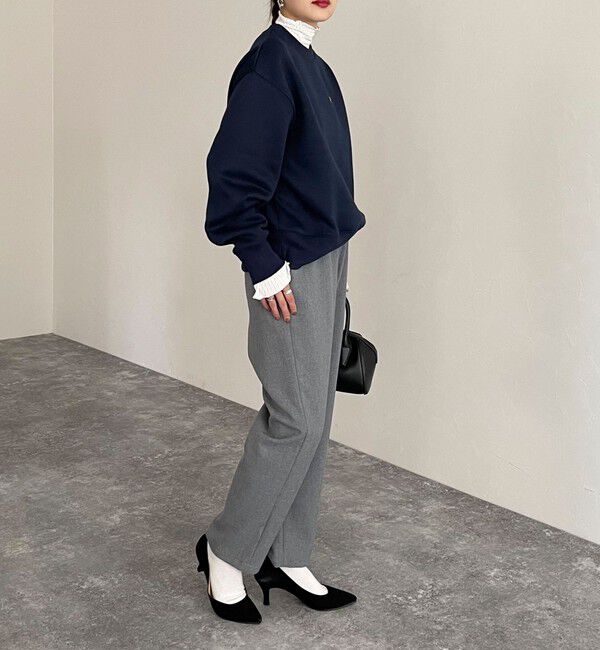 fredy emue「ウールライクスラブクロステーパードパンツ」|チノ|