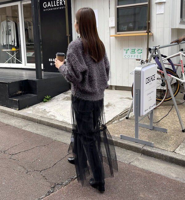 fredy emue「レイヤードチュールスカート」|スカート|