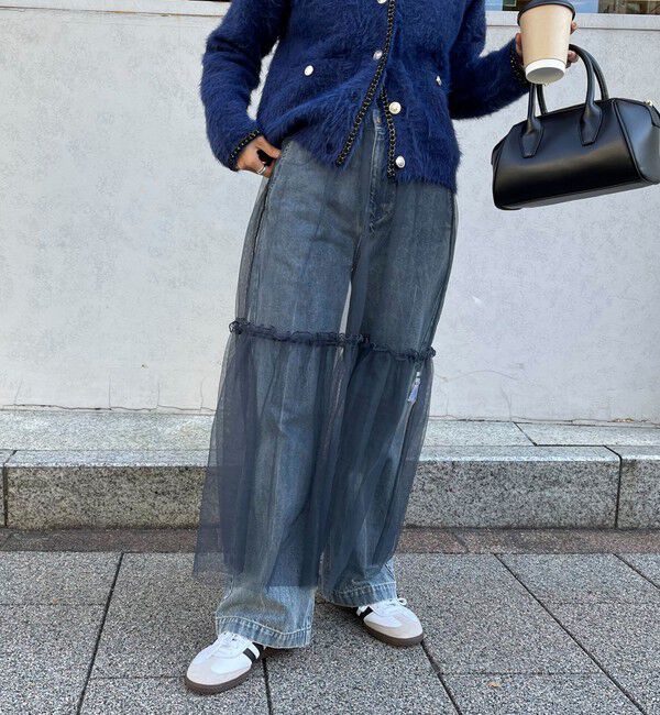 fredy emue「レイヤードチュールスカート」|スカート|