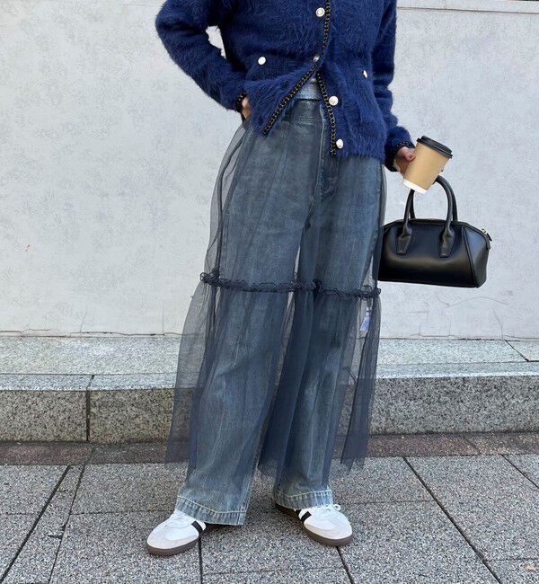 fredy emue「レイヤードチュールスカート」|スカート|