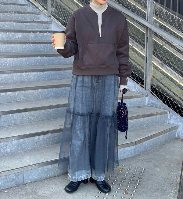 fredy emue「レイヤードチュールスカート」|スカート|