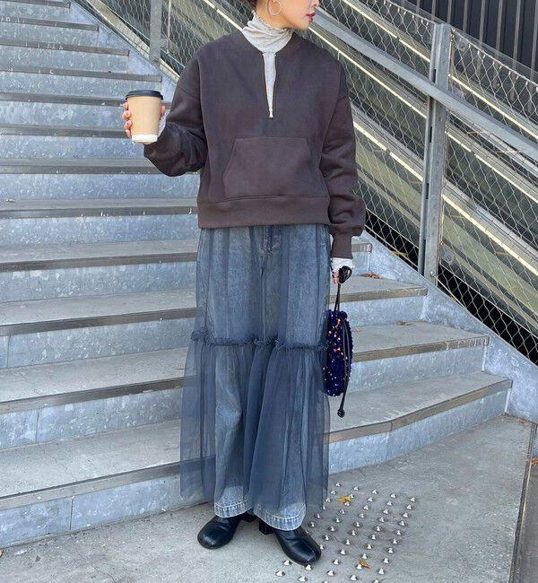 fredy emue「レイヤードチュールスカート」|スカート|