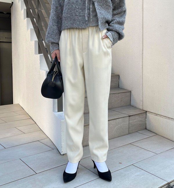 fredy emue「シルキーウォームツイルテーパードパンツ」|その他|