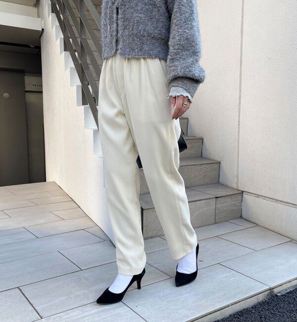 fredy emue「シルキーウォームツイルテーパードパンツ」|その他|