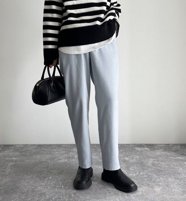 fredy emue「シルキーウォームツイルテーパードパンツ」|その他|