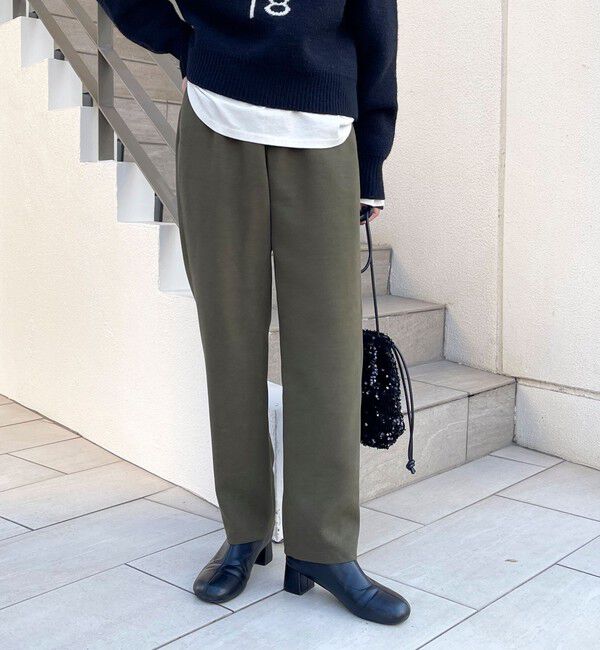 fredy emue「シルキーウォームツイルテーパードパンツ」|その他|