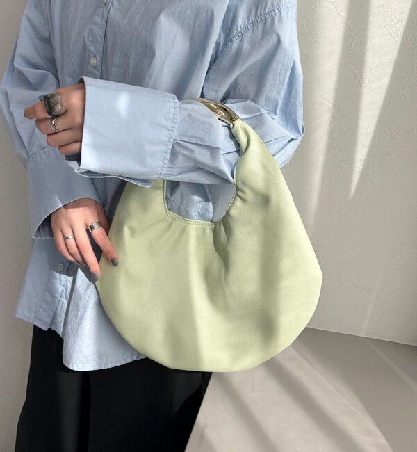 fredy emue「【LE VERNIS/ルベルニ】SCULPTURE BAG S」|トートバッグ|ミント