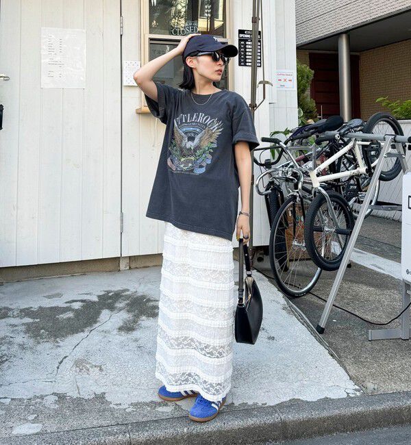 fredy emue「カットレースナロースカート」|タイト|